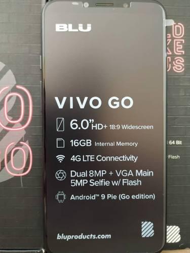 Blu Vivo Go V2.0 Andoid 9.0 / Tienda Fisica4g Digitel