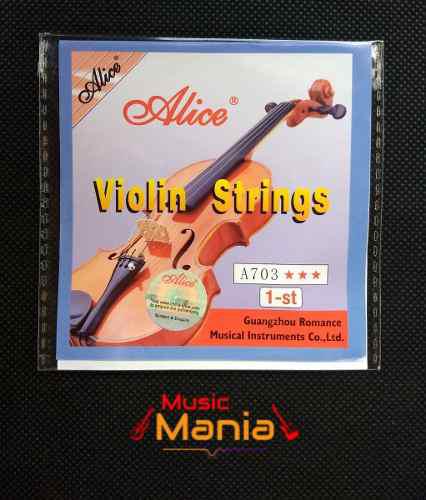 Cuerda Violin (mi) 1era Individual Alice