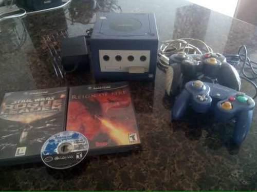 Gamecube Con 2 Controles, Memory Card Y 3 Juegos Originales