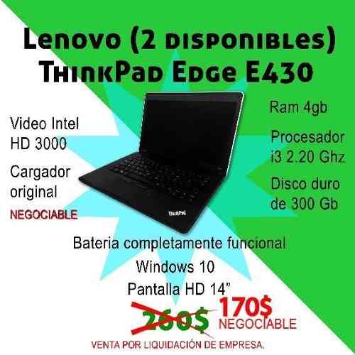 Laptop Lenovo Thinkpad Edge E430