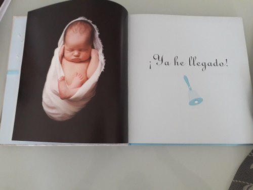 Libro Recuerdo Bebe Baby Shower Regalo Foto Album