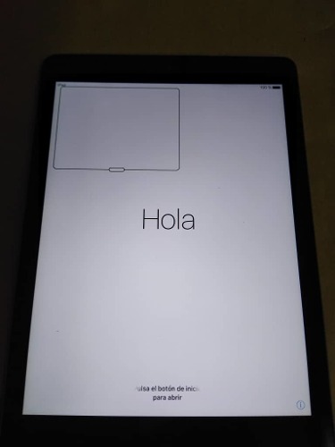 iPad Bloqueada Modelo Av) Como Nueva