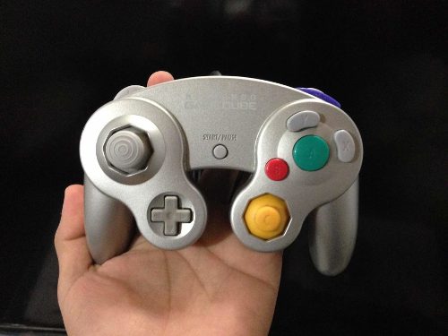 Control Gamecube Plateado