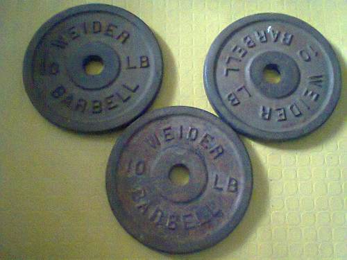 Discos De Pesas 3 De 10lbs Weider Barbell