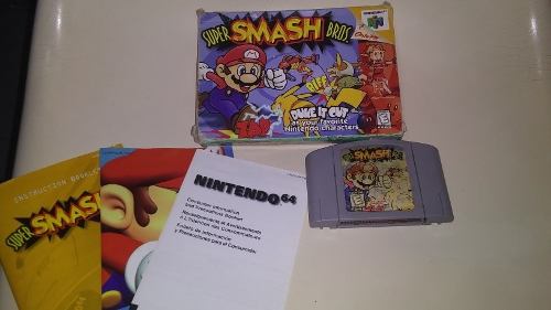 Juego Super Smash Bros Nintendo 64 Completo