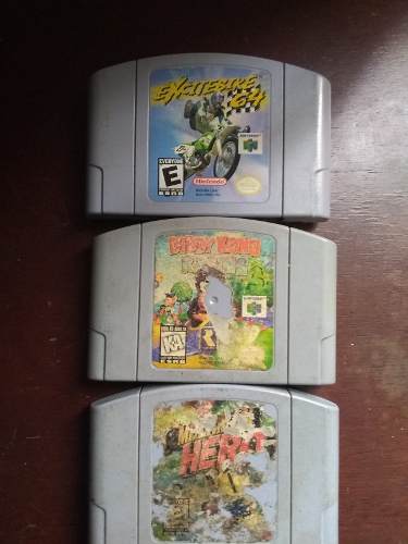 Juegos De Nintendo 64 N64 Diddy Kong Excite Bike Bomberman