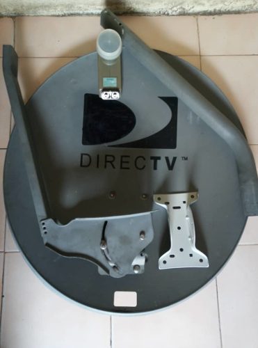 Kit De Antena Directv Foco Lente Lbn Gris Dual Hd. 15$