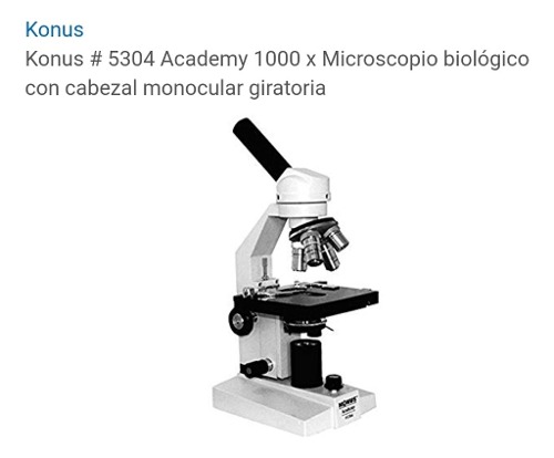 Micorcopio X  Konus Academia
