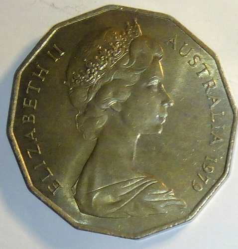 Moneda Antigua 50 Cts Australia 