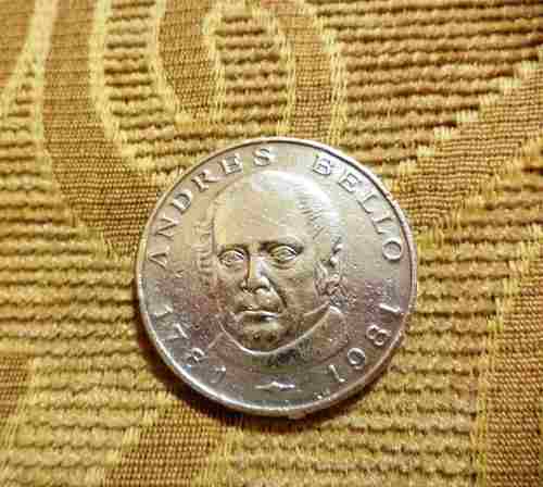 Moneda Conmemorativa Natalicio Andres Bello