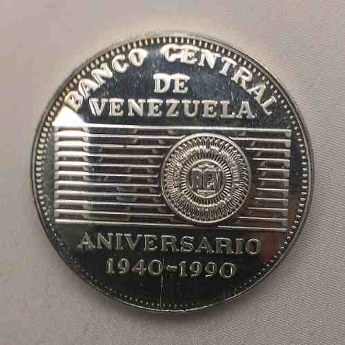 Moneda De Coleccion 50 Aniversario Bcv