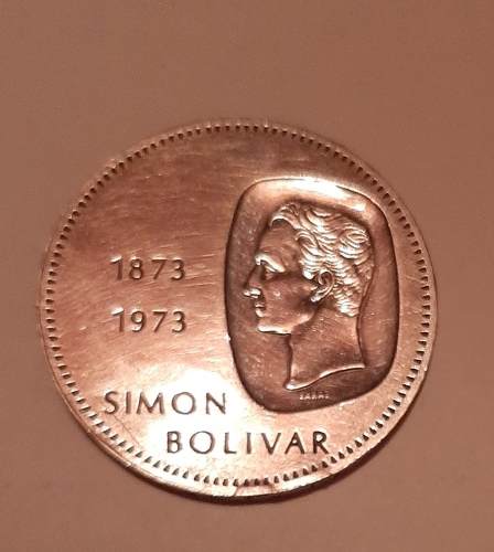 Moneda De Plata, Para Coleccion Simón Bolivar 