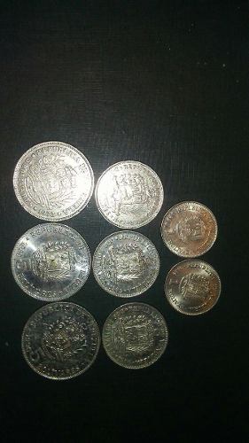 Monedas De Niquel 1 Bs 2 Bs 5 Bs 