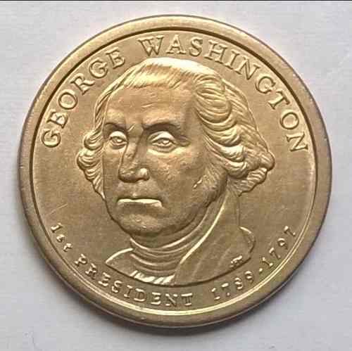 Monedas De One Dollar Thomas Jeferson Y George Washington
