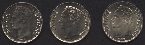 Monedas Venezolanas Colección Bs. . Tres Variantes.