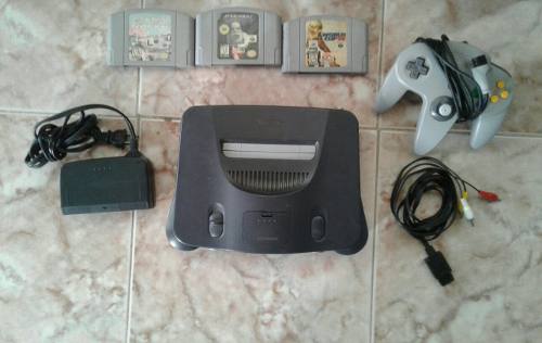 Nintendo 64 + 1 Control + 3 Juegos