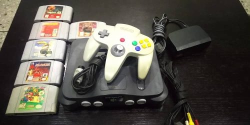 Nintendo 64 + 1 Control + 6 Juegos