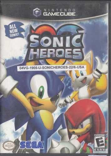 Sonic Heroes. Nintendo Gamecube Original Usado. A8. Qq5.