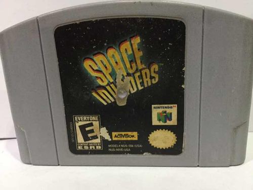 Space Invaders. Juego De Nintendo 64. Original Usado. Qq A8