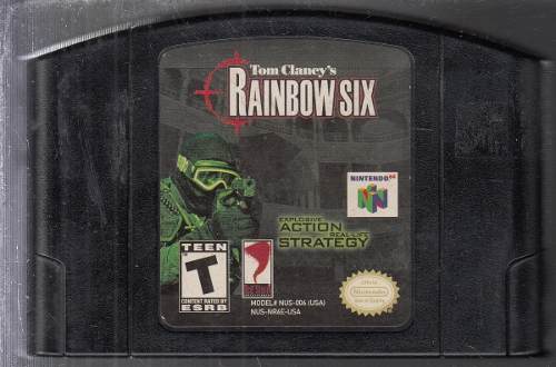 Tom Claney's Rainbow Six N64 Juego Original Usado Qq1. A8.
