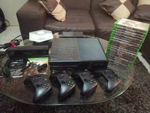 Xbox One,como Nuevo,full Equipo,4 Controles,20 Juegos, Kinet