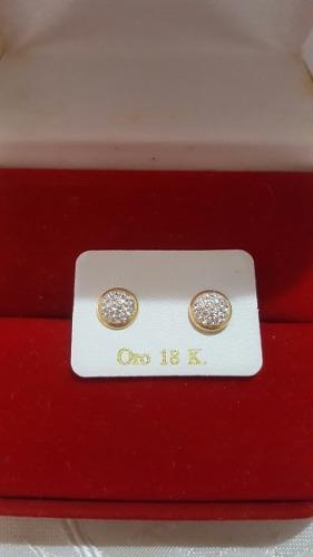 Zarcillos De Sircones En Oro 18 K