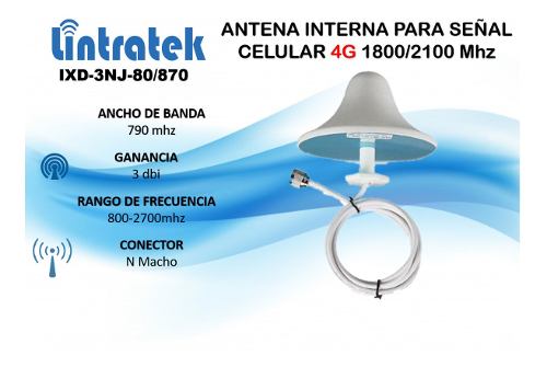 Antena Domo Interna Para Redes Celular 4g