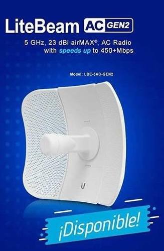 Antena Litebeam Ac Gen2 Airmax 5ghz 23 Dbi 450 Mbps