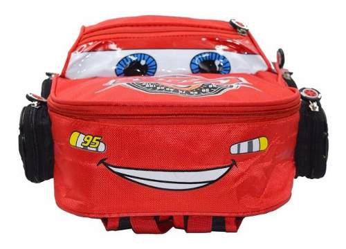 Bolso Morral Escolar Rayo Mc Queen Cars Nuevo Pixar Disney