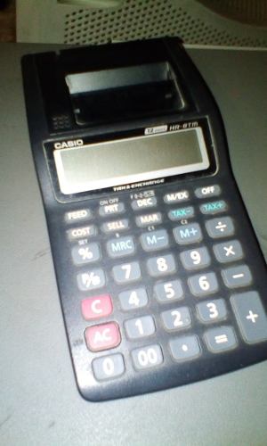 Calculadora Casio Hr-8tm Negra Portátil Usada