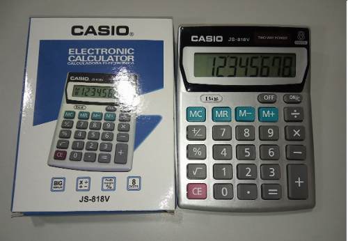 Calculadora Casio Js-818v Mayor Y Detal Oferta Somos Tienda