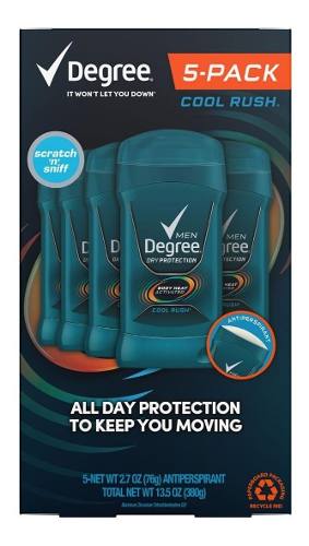 Degree Clean Anti-trasnpirante Men (76g) 5x25$