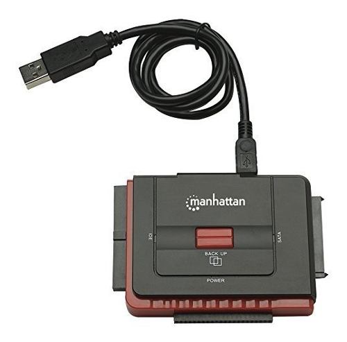 Manhattan Hi Speed Usb To Sata Ide Adapter 3 In 1 Solo 0hds