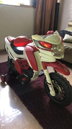 Moto De Bateria Para Niños, Usada En Burn Estado