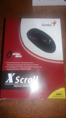 Mouse Genius Con Cable Usb, Color Negro Netscroll, En Caja.