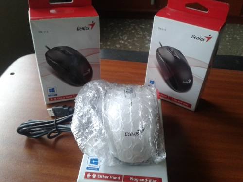 Mouse Genius Dx 110 Usb, Solo En Blanco