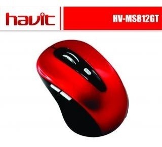 Mouse Inalambrico Havit Hv-ms812gt Rojo No Incluye Baterias