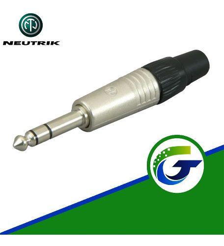 Neutrik Conector Audio Plug 1/4 Stereo Profesional Original