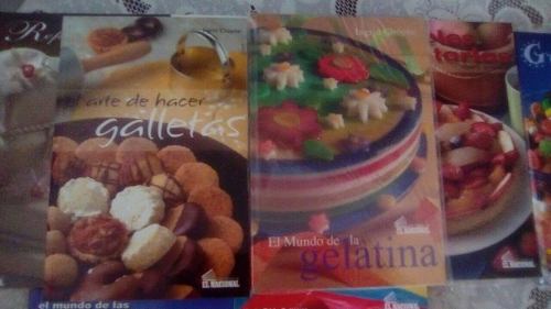 Variedad De Revistas De Cocina Y Postres
