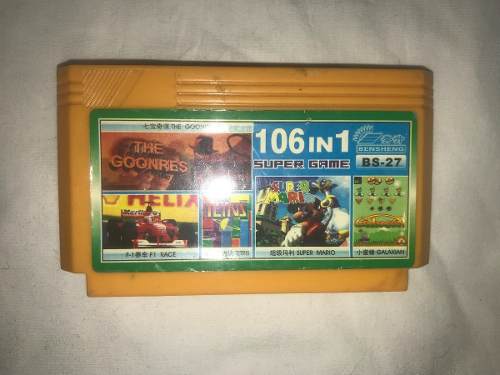 2 Juegos Nintendo Asiatico (5v) Coleccion 106 En 1
