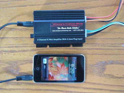50 Vrds Carro Clasico Audio Invisible Planta Aux Mp3 Celular