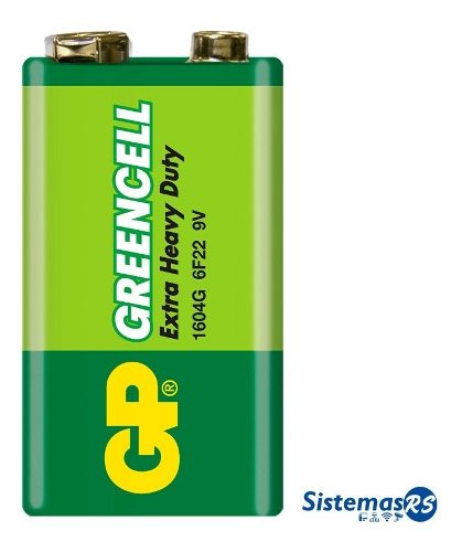 Bateria Pila Gp Greencell 9v Extra Heavy Duty
