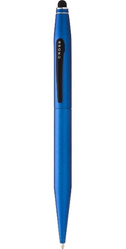 Bolígrafo Con Puntero Tech2 Cross Azul Metálico