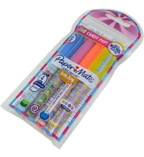 Bolígrafos De Colores Mini Candy Pop!paper Mate (p/publ X