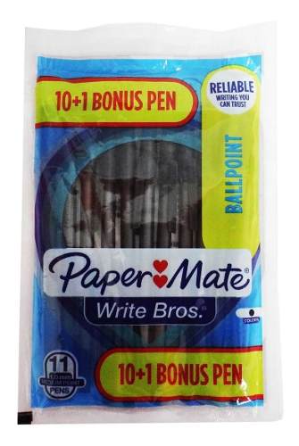 Boligrafos Paper Mate Write Bros 11 Unidades