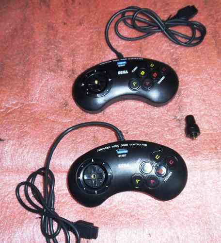 Control Sega Dual Joystick Turbo Consola Retro Coleccion