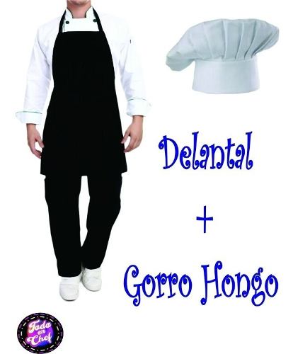 Delantal + Gorro Hongo Gabardina