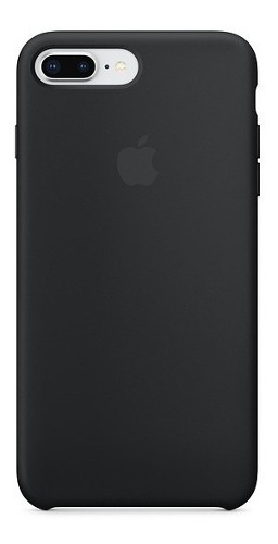 Forro Original Apple Silicon iPhone 8 Plus / 7 Plus Negro