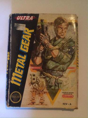 Metal Gear De Nes Caja, Manual Y Mapa