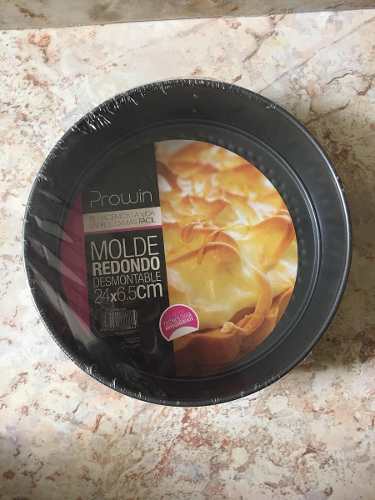 Molde Para Torta Redondo Desmoldable Desmontable De Teflon